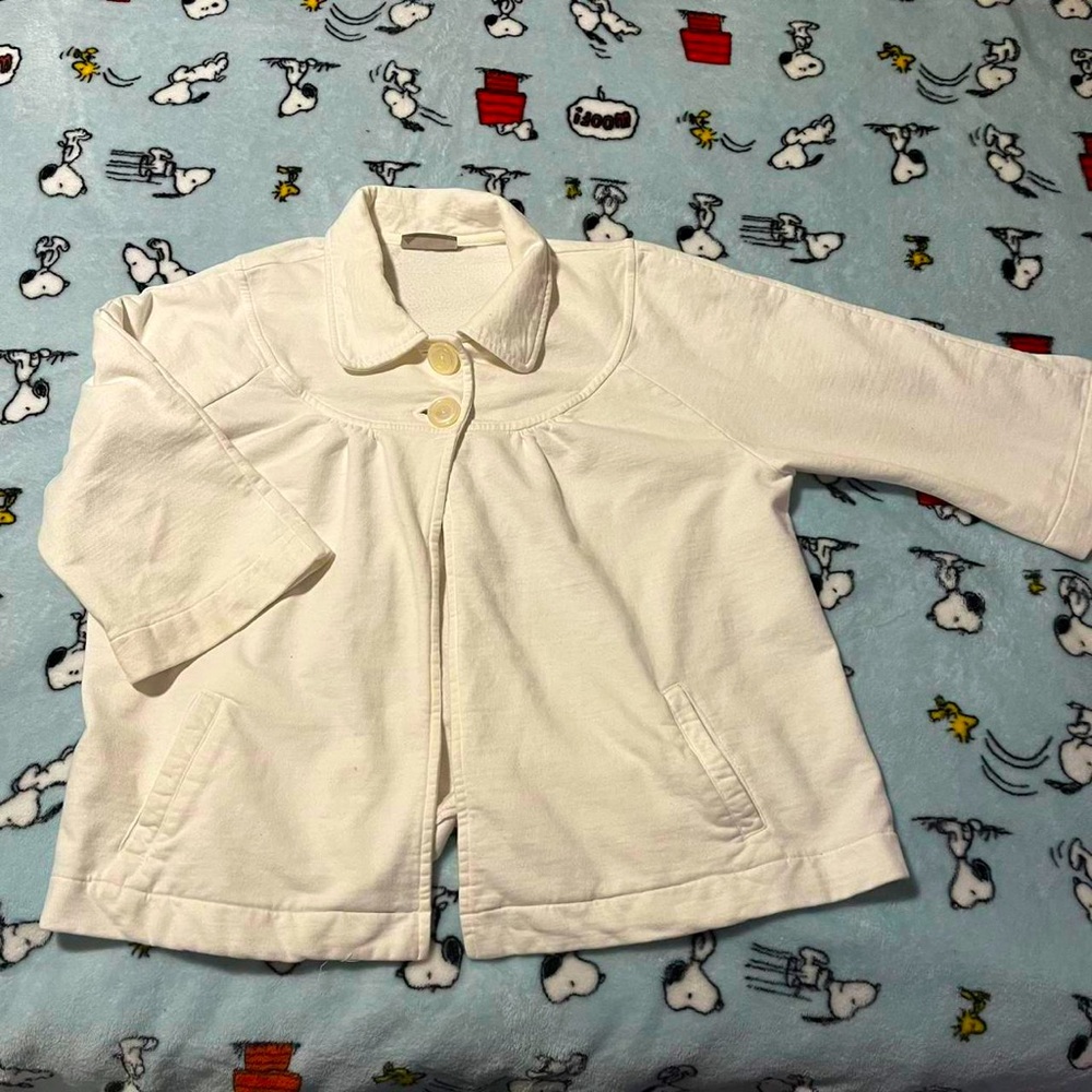 White Button-Up Jacket